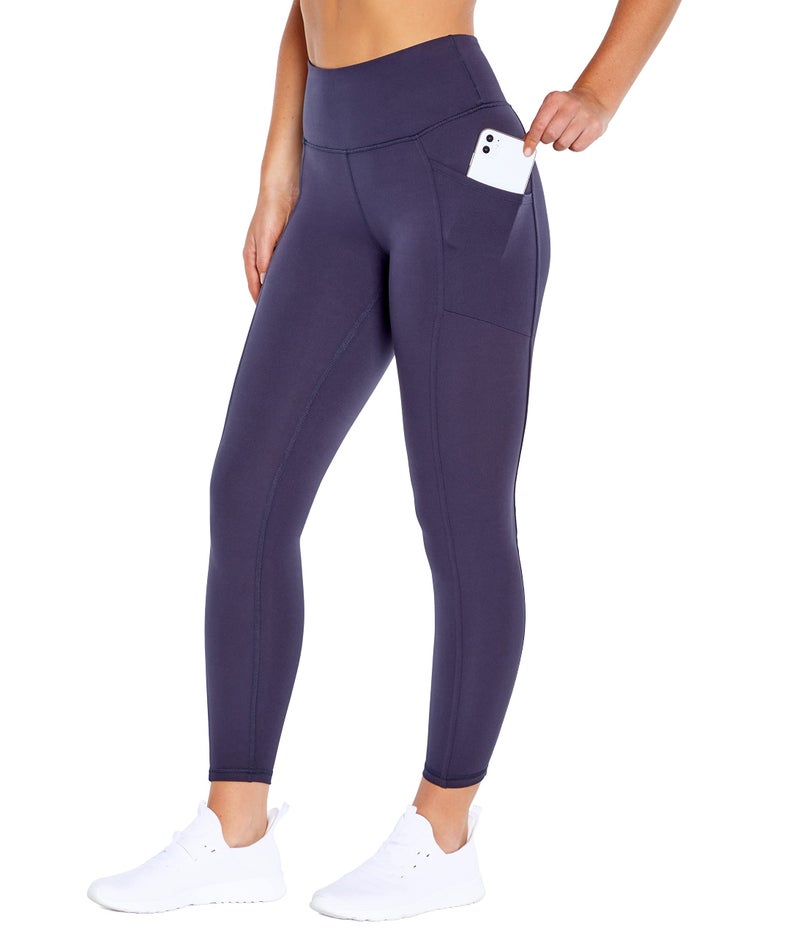 Marika Women's Standard Cameron High Rise Tummy Control Legging, Midnight Blue, Large - Image 1